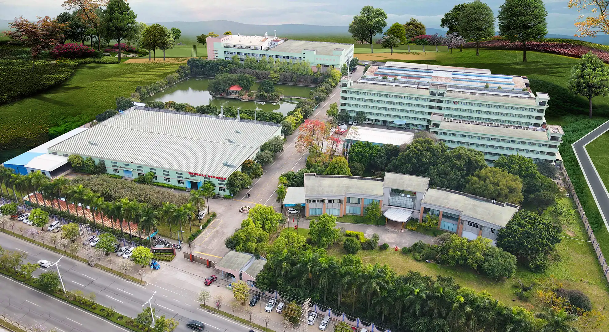 Company bird’s-eye view interactive