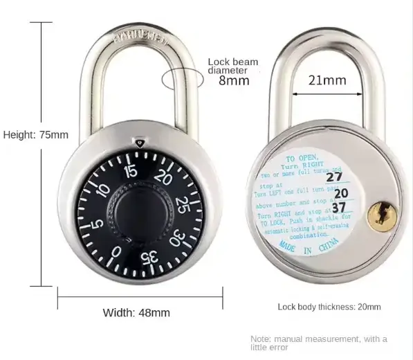 High Security Customizable OEM Digit Code Zinc Combination Padlock view 2