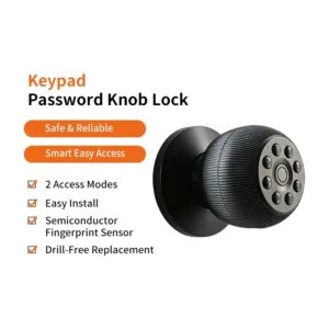 Keyless Digital Keypad Door Knob Lock for Apartments and Offices