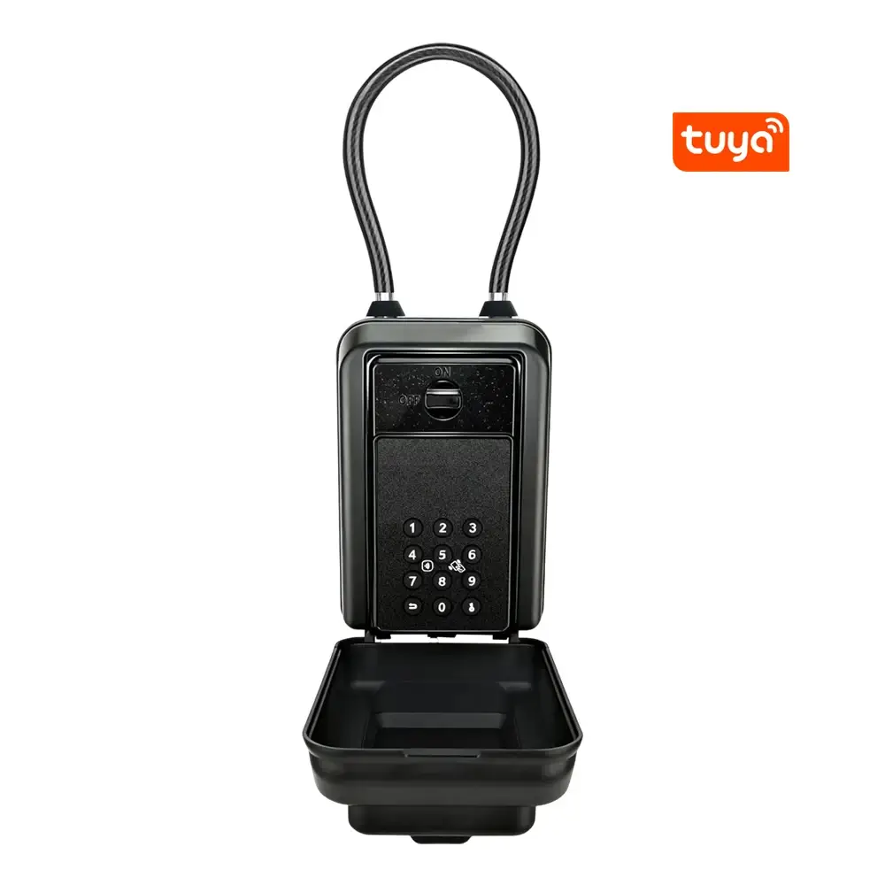 Smart Fingerprint Keypad Weatherproof Safe Lock with Tuya App - Image 2