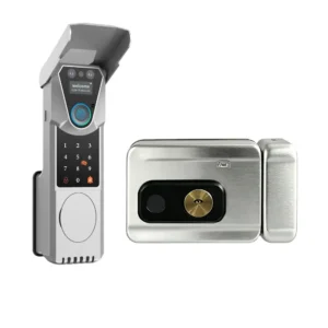 Smart Face Fingerprint Rim Lock with Tuya WiFi Keyless Access