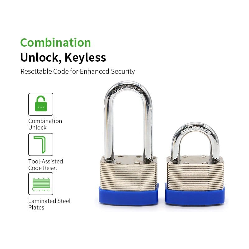 Anti Rust Laminated Steel Padlock for Fence Gate Security