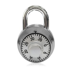 Hardened Steel Round Combination Dial Padlock
