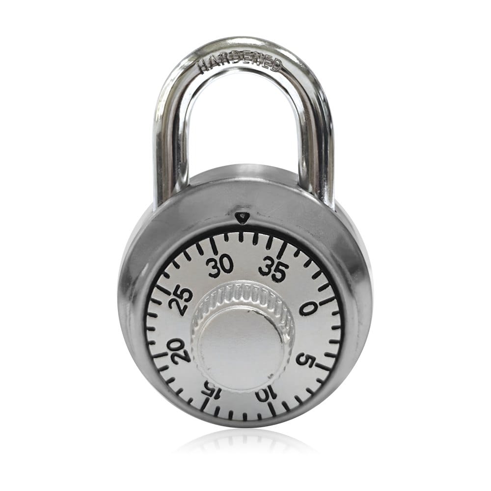 Hardened Steel Round Combination Dial Padlock