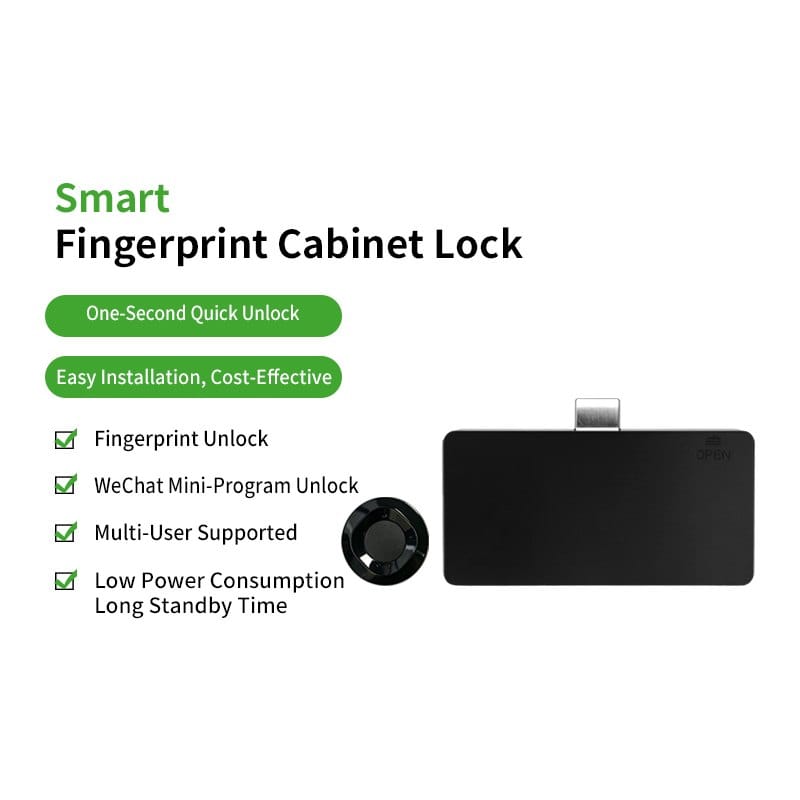 Fingerprint Drawer Lock Smart Keyless Biometric Lock For Cabinet