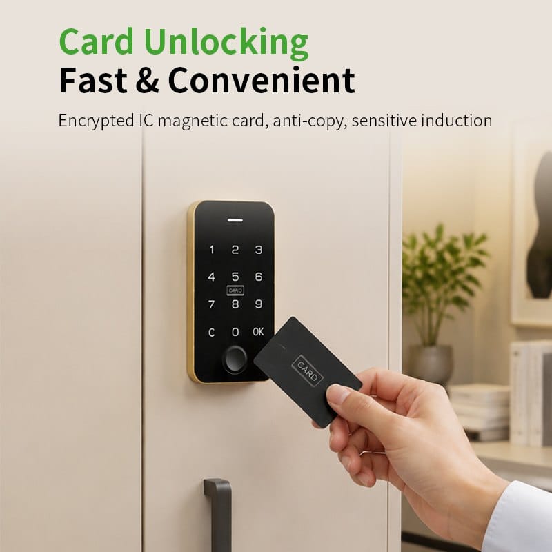 Electronic Fingerprint Digital Keypad Cabinet Lock