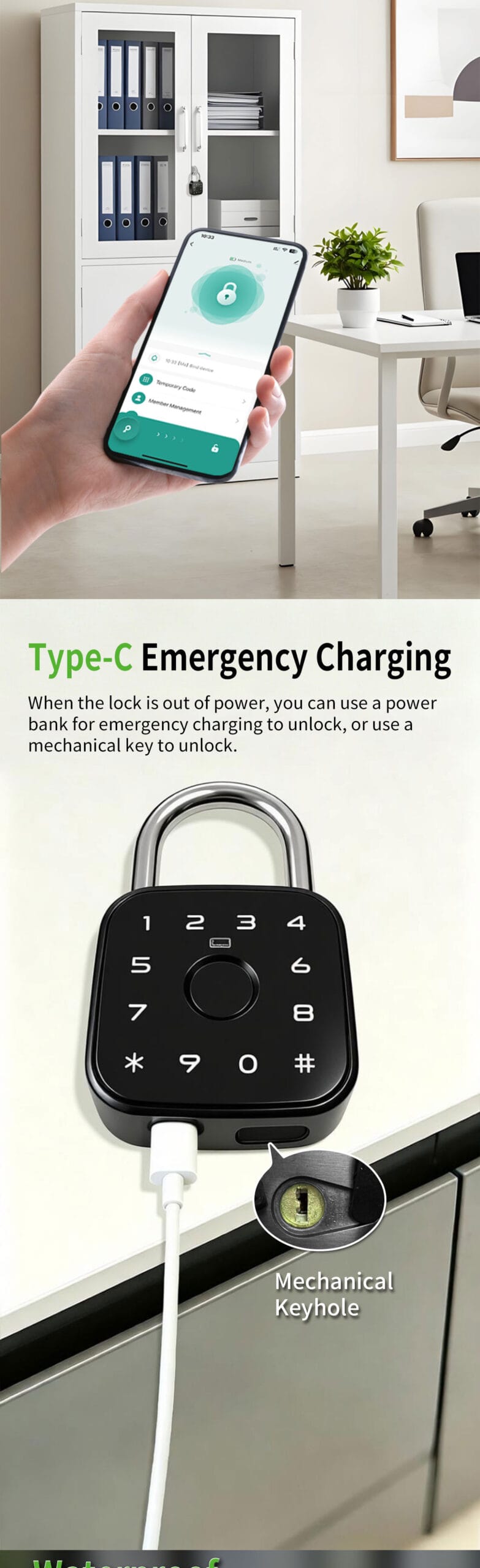 Tuya Gym Locker Lock