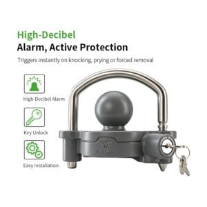 Heavy Duty Trailer Hitch Lock for Semi Trucks