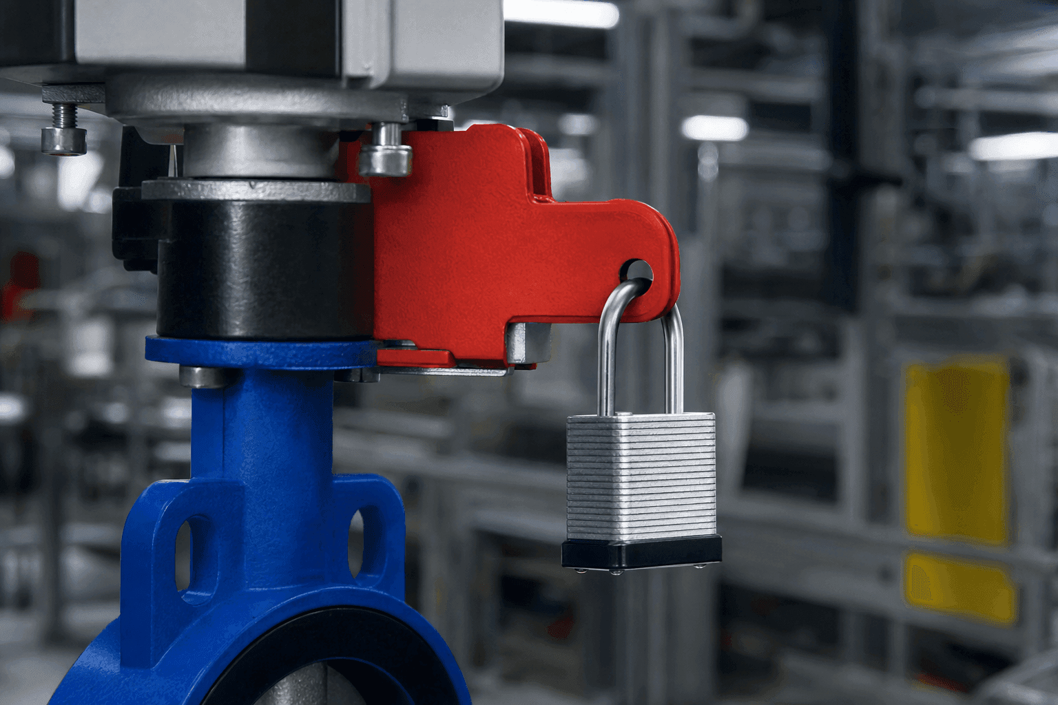butterfly valve lockout devices